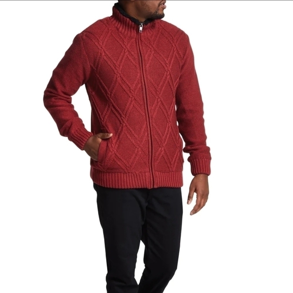 AMERICAN Stitch Hooded Thick Sweater Jacket Size: M - Picture 1 of 16